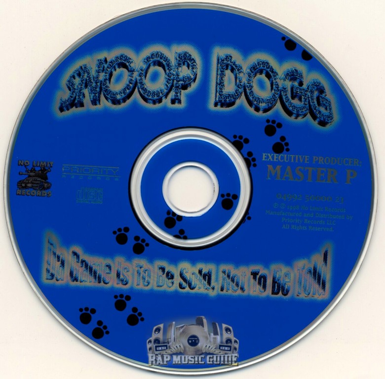 Snoop Dogg - Da Game Is To Be Sold, Not To Be Told: CD | Rap